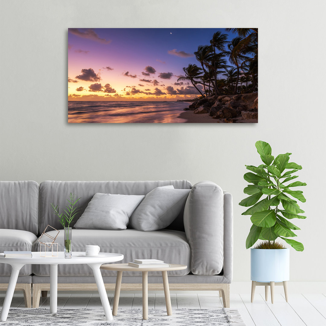 West on the Beach - Ungerahmte Kunstdrucke auf Leinwand