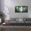  «Bamboo Forest In The Morning Mist» par Rey Klimt, art mural sur toile, 60 po x 30 po