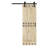 84'' Solid Wood Paneled Matte without Installation Hardware Kit Barn Door-69966380-69966382