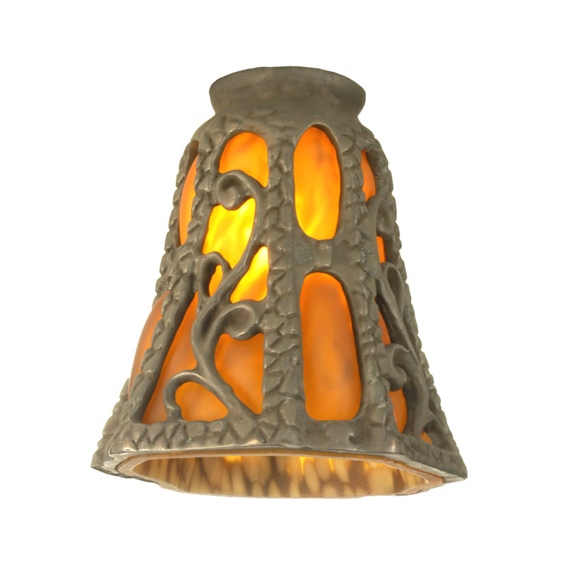 4" Wide Castle Ivy Lantern Shade