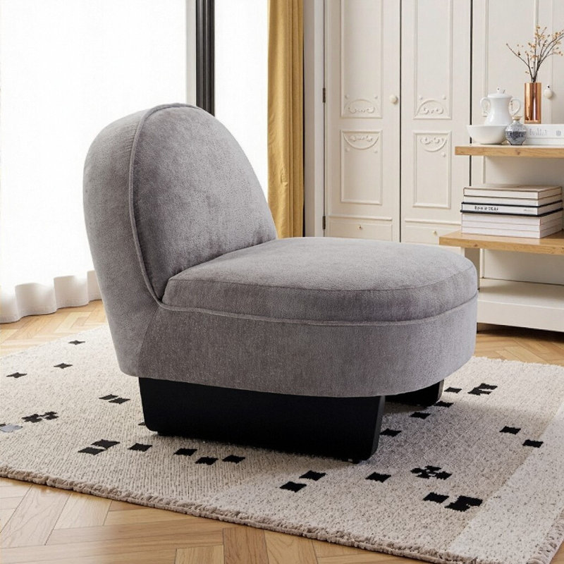 Chaise d'appoint Modern Teddy, Gris