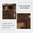 66.93"American-style solid wood bar counter