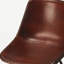  Chaise d'appoint en similicuir brun avec structure en fer noir-1538873786-1538873791