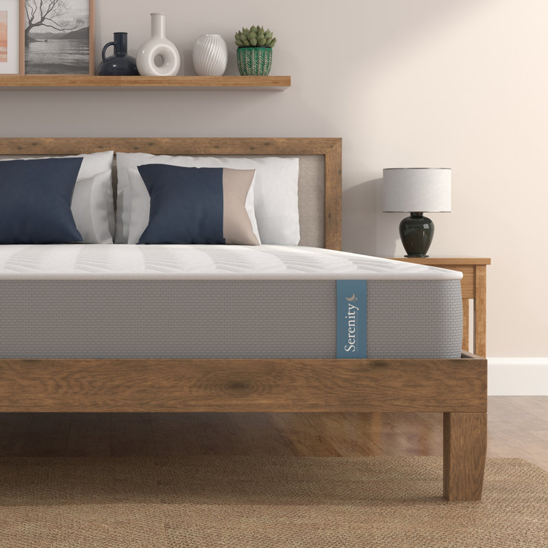 Adamine Serenity Coil Spring and Comfort Foam Hybrid Mattress 18cm, Double (4'6)