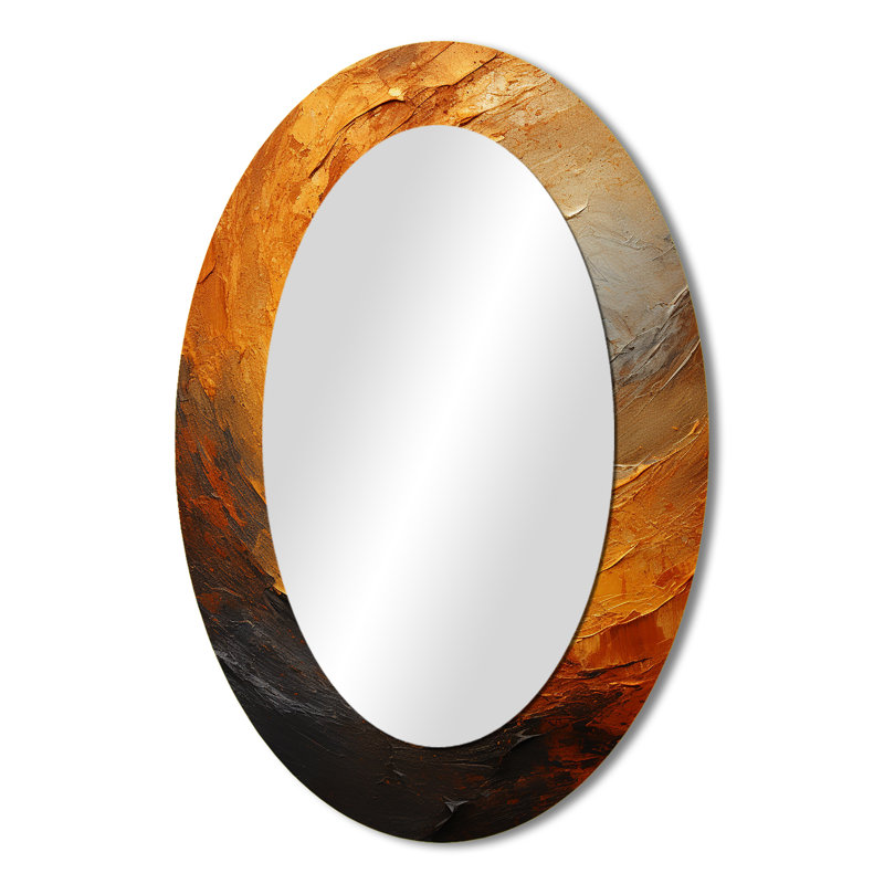 Miroir mural doré doré, 36 po x 24 po