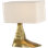 Anne-Marie Barton Terra-Forma 23" Left Table Lamp in Museum Pewter with Boucle Shade