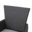 Ensemble de 2 chaises de salle à manger cloutées en osier Clementine, résistantes aux intempéries et confortables pour tout patio-1060977369