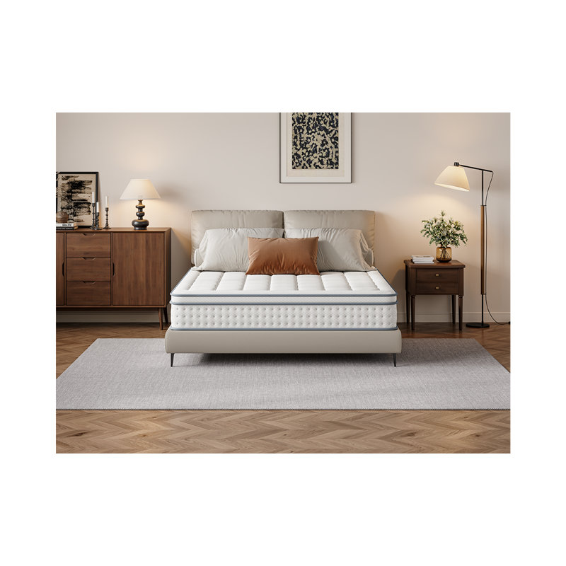 Vesgantti Pillow Top Foam Mattress, Double (4'6)