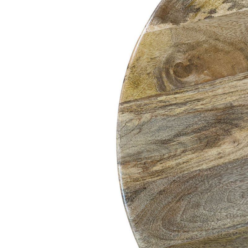 Table basse en bois de manguier 30 po, Bois naturel