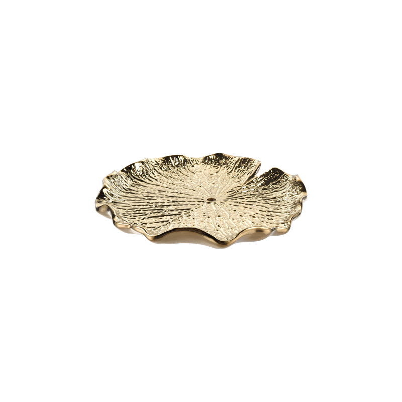 Ensemble de 4 bols Lilypad, Doré