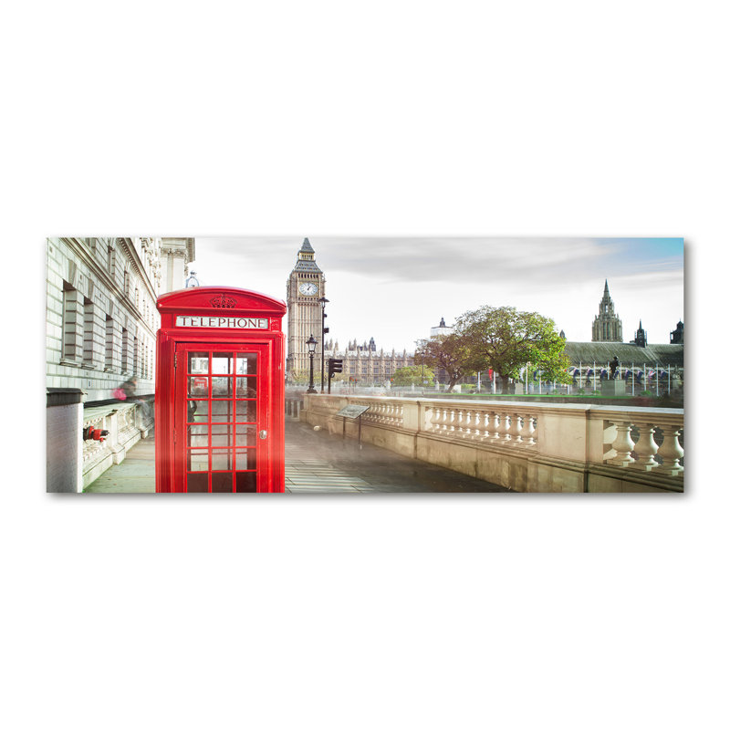 Telephone Booth - No Frame Print on Canvas
