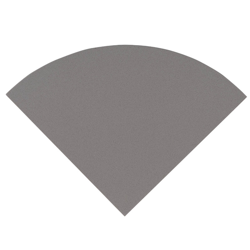 Corner Ceramic Corner Shelf, Gray