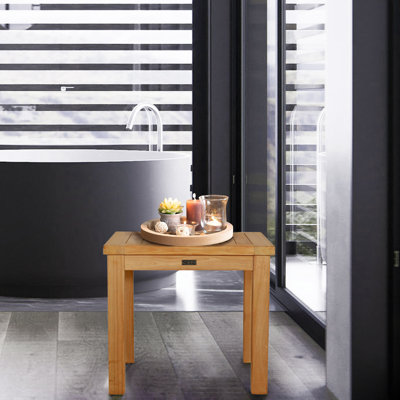 Tabouret en bois massif