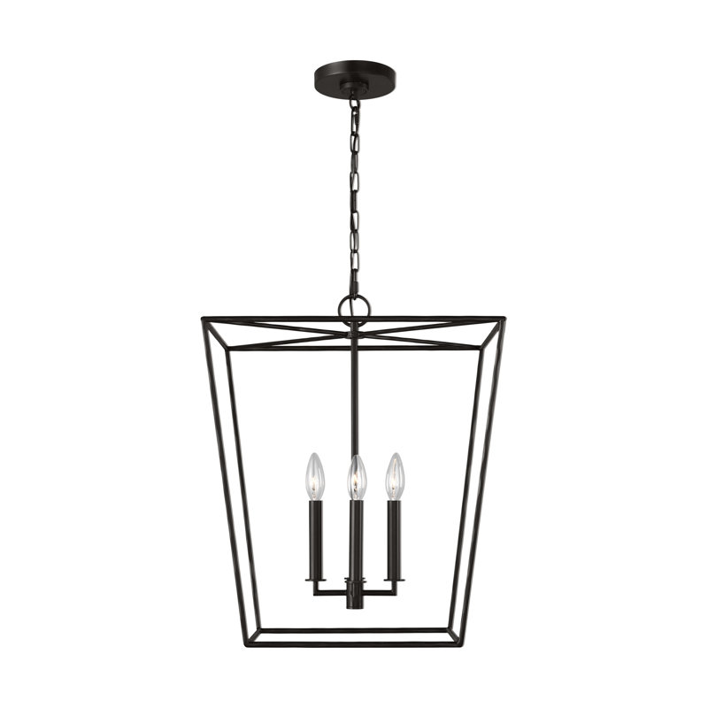 Ellen Degeneres Viota 4 Light Dining Room Entry Hallway Pendant, 88.5" H x 18" W x 18" D, Aged Iron
