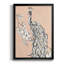 Paon en or II, impression sur papier encadrée-2097031888-2097031890