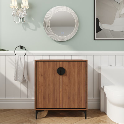 Armoire de salle de bain moderne 30 "avec portes à fermeture douce