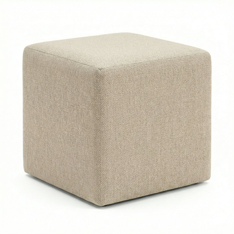 Berlin Gardens Lilly Hive 20" Square Pouf, Sand