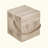Outdoor Wood Grain Square MGO Side Table With Simulated Braided Cord – Indoor Retro End Table For Home & Patio Decor