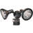 2 - Head Hardwired Dusk to Dawn Outdoor Security Outdoor Security Flood Light with Motion Sensor-17135327