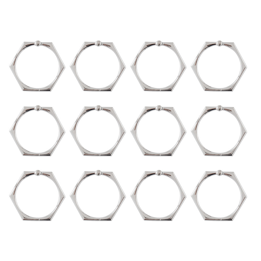 Zinc Shower Curtain Hook, Chrome