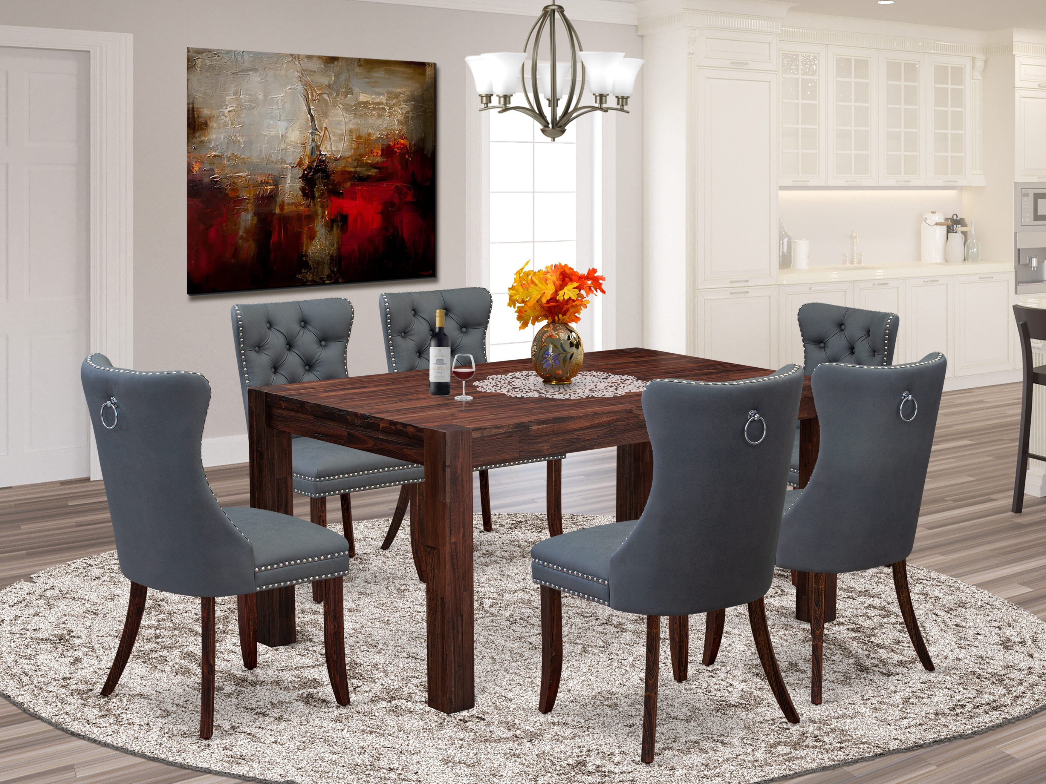 Red Barrel Studio Rectangular 60'' L x 36'' W Dining Set - Wayfair Canada