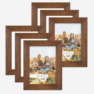 6-Piece Brushed Silver 11x11 Gallery Wall Picture Frame Set + Reviews