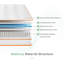 Matelas hybride moyen en mousse viscoélastique imprégnée de gel dans une boîte-1473434458-1473434452
