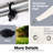10X20ft Carport Cover Replacement Tarp - Waterproof & Protected. Quality Material. 72 Elastic Buckles. Reinforced Edge. Quick Install Compact Storage. White. Versatile For Outdoor Settings Canopy-125310150
