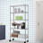 5-Layer Chrome Plated Iron Shelf With Wheels