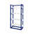 Cadre bleu marine avec tablettes blanches