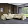 Crasia 123 '' Wide Genuine Top Grain Italian Leather Symmetrical Modular Seating Component
