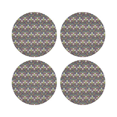 Impressionism Infinity Knot Original Pebble 16" Vinyl Placemat