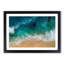 Beach in Honolulu Hawaii in Abstract - Picture Frame Graphic Art Print-55683744-55683745