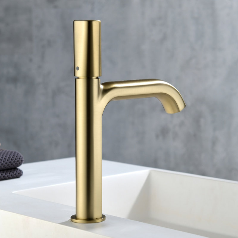 Robinet de salle de bain à un trou, Or