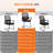 Niculaie Modern Padded Uphostered & Sled Leg Kitchen Dining Chairs Modern Design
