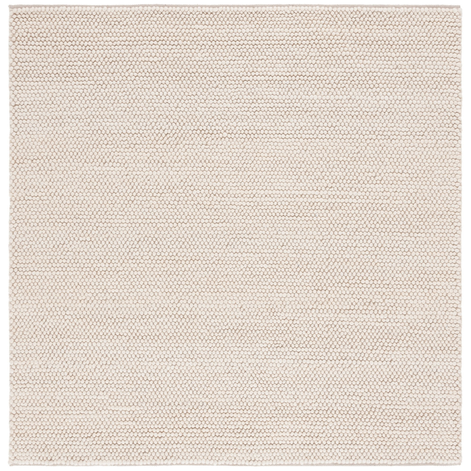 Sitte Ivory Hand-Woven Rug, Square 4'