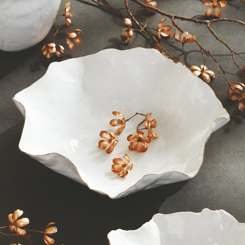 Maribella Decorative Tray Large, 3.75" H x 13" W x 13" D