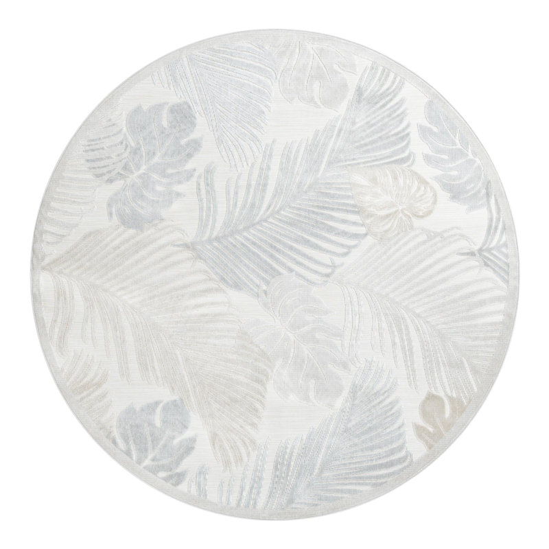 Firman Wygant Indoor/Outdoor Area Rug, Round 8'2"