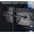 Vivo Extra Tall Telescoping Dual 27" to 38" Ultrawide Monitor Desk Mount, STAND-TS38C-T