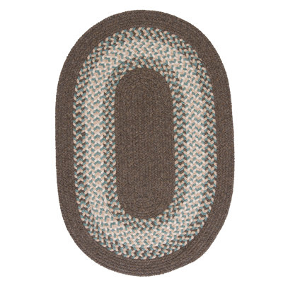 Tapis réversible en mélange de laine Serafin - écorce