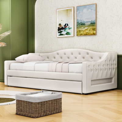 Twin XL Daybed with Trundle and LED