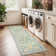 Kaldi Kaldi Oriental Botanical Floral Machine Washable Area Rug with Non-Slip Backing for Living Room, Dining Room, Bedroom