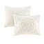Housse de couette 100% coton chenille 100% pur, grand / grand, de couleur sereine pour chambre à coucher tranquille et luxueuse-121409543-121409544