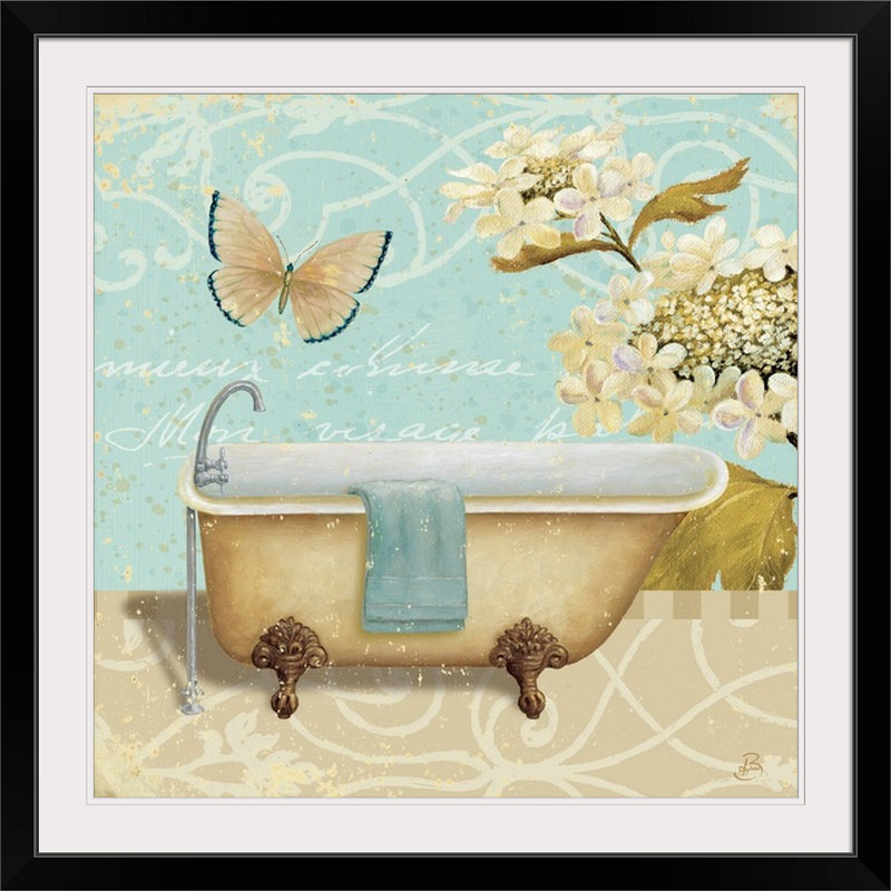 « ii », reproduction d’impression sur brissonnet, Light Breeze Bath, H 20" x l 20" x P 1", Cadre noir
