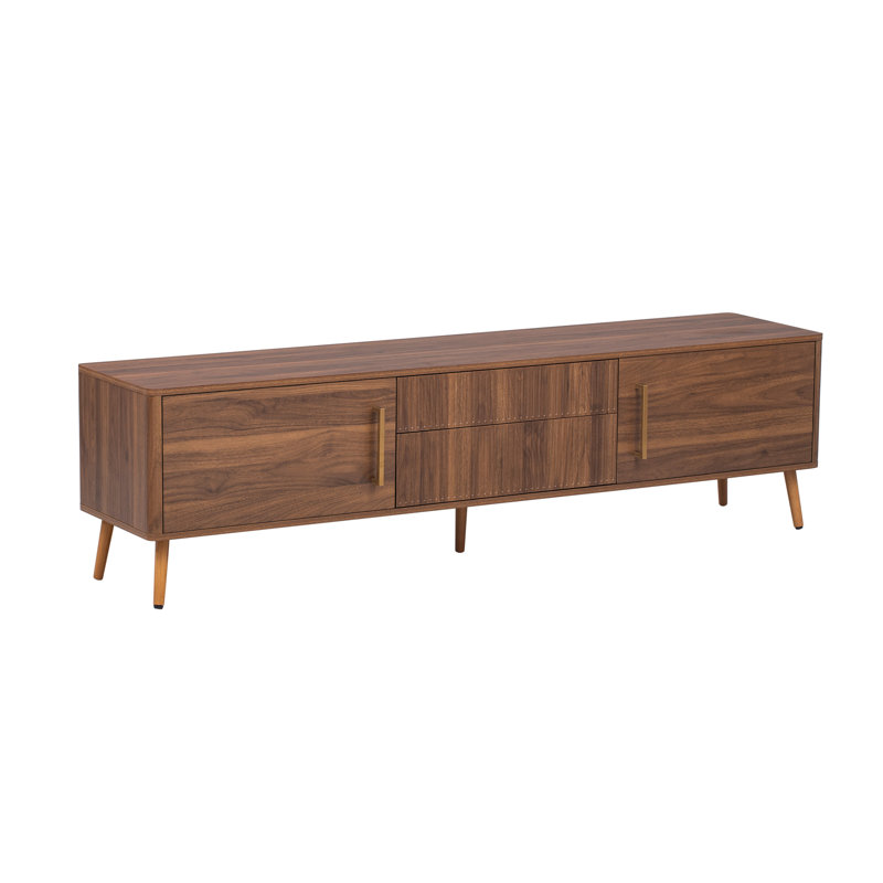Stylish Mid Century Tv Stand With Ample Storage For Modern Homes