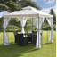 Pavillon de jardin 8,2 pi L 8,2 pi. D Pavillon de jardin en métal-88157071