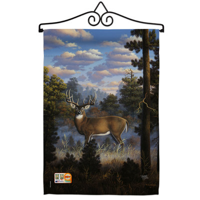 Double Sided 18.5'' H x 13'' W Polyester Animal Flag Set