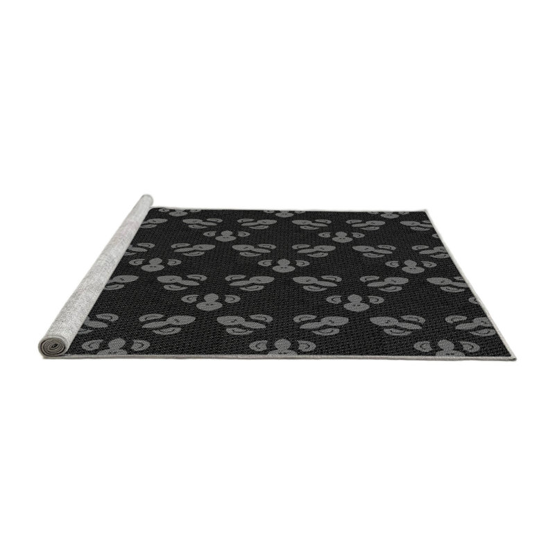 Tapis 100% à motif lavable à la machine 2989 4, Carré 7 pi
