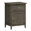 Table de chevet chic et transitionnelle grise-257923103