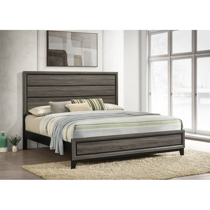 Standard Bed, King, Gray